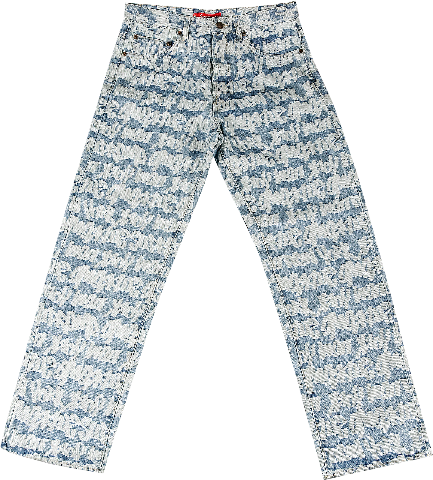 パンツ Supreme Fat Tip Jacquard Regular Jean 34 Supreme Fat Tip Jacquard Regular Jean - Blue | Editorialist