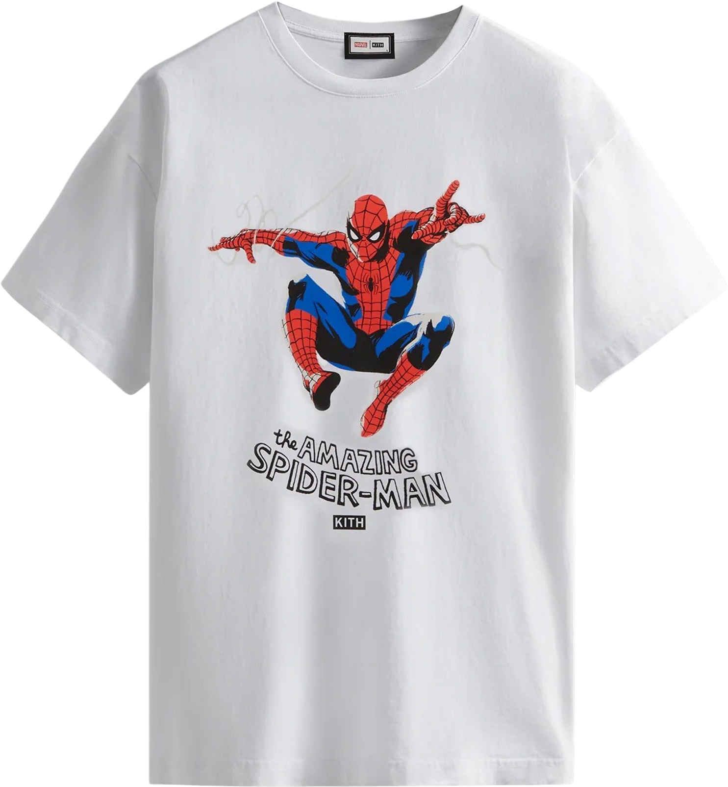 Kith Marvel Spiderman Amazing Spiderman Tee Shirt - White