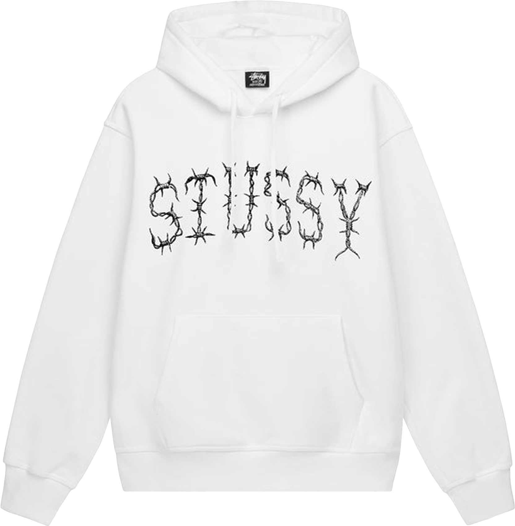 StüSsy Barb Hoodie - Black | Editorialist