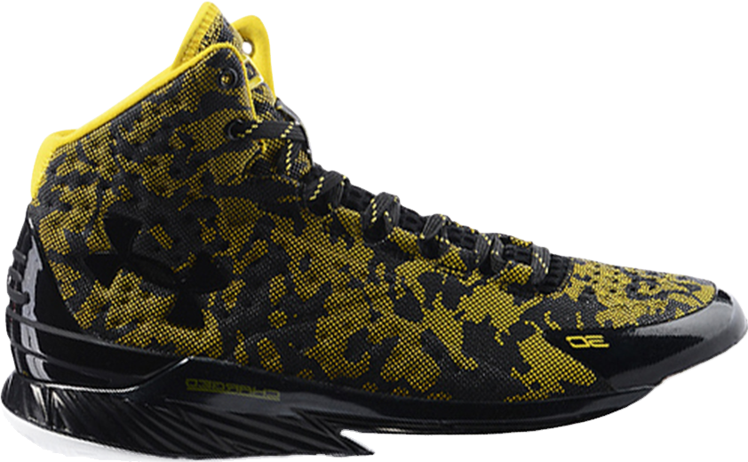 Under Armour Curry 1 'Away' High-Top Sneakers - Black | Editorialist