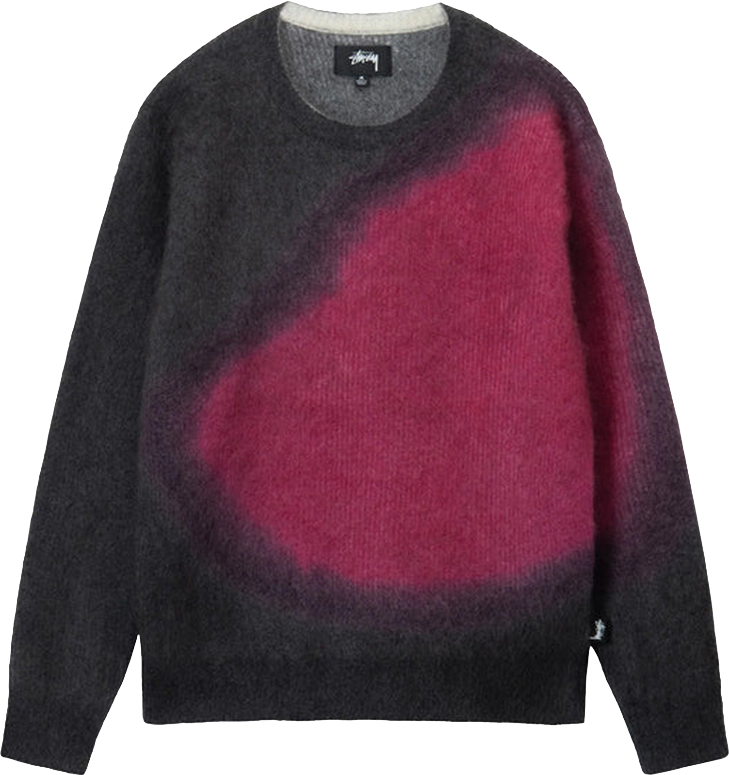 StüSsy Gradient Dot Brushed Sweater - Multicolor | Editorialist
