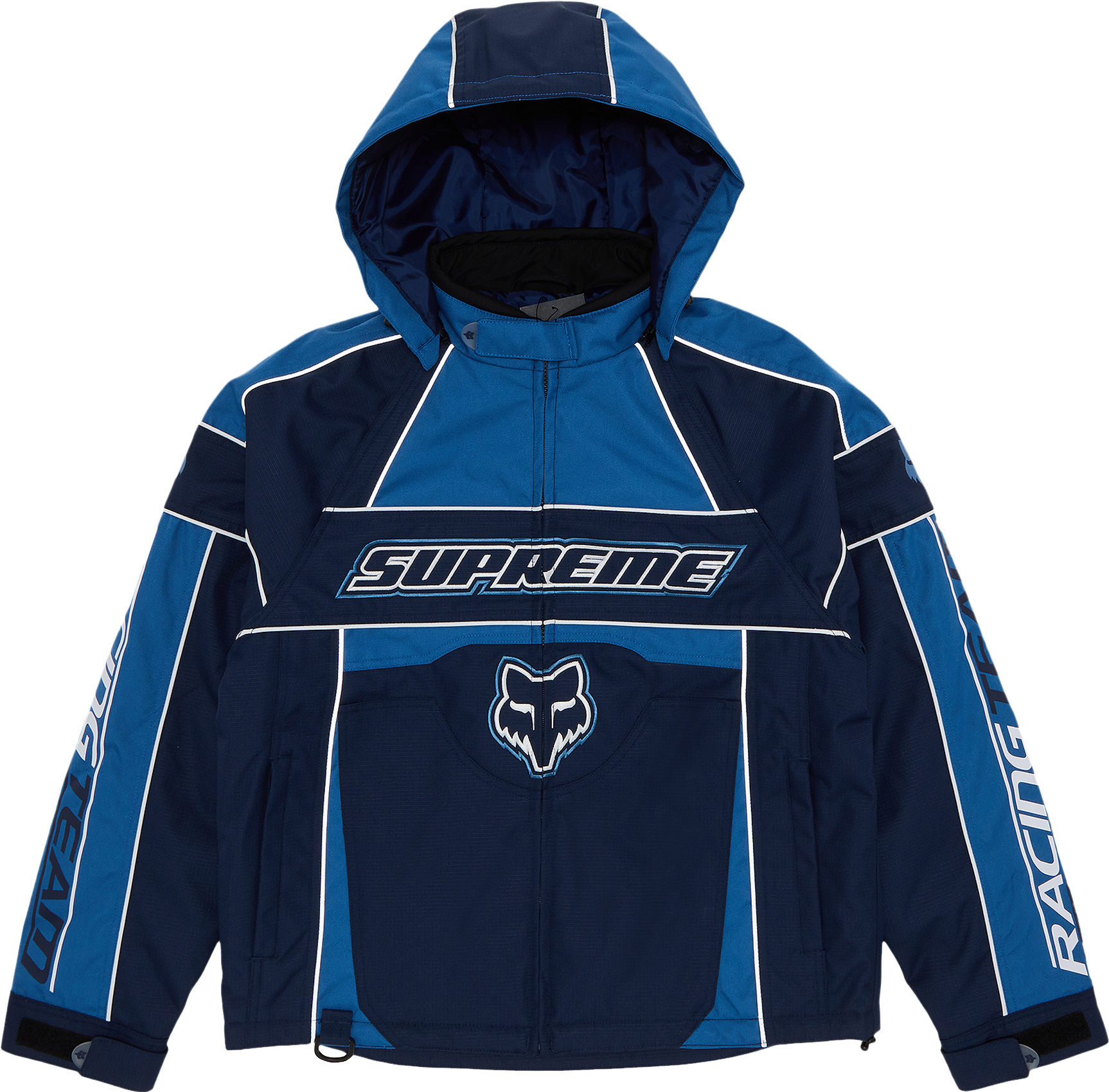 Supreme X Fox Racing Jacket - Blue | Editorialist