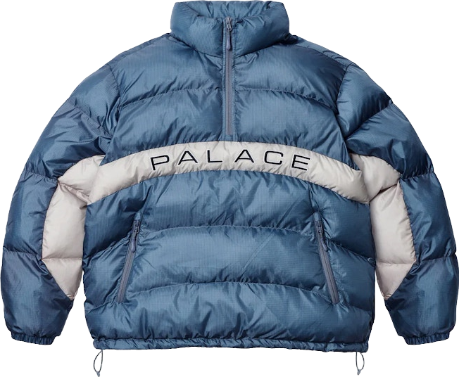 Palace Ripstop Arc Puffer Jacket - Blue | Editorialist