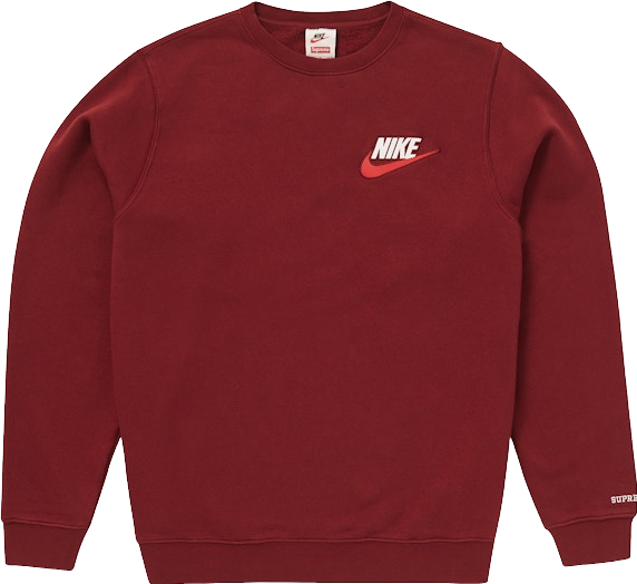 Supreme X Nike Crewneck Sweatshirt - Mustard | Editorialist
