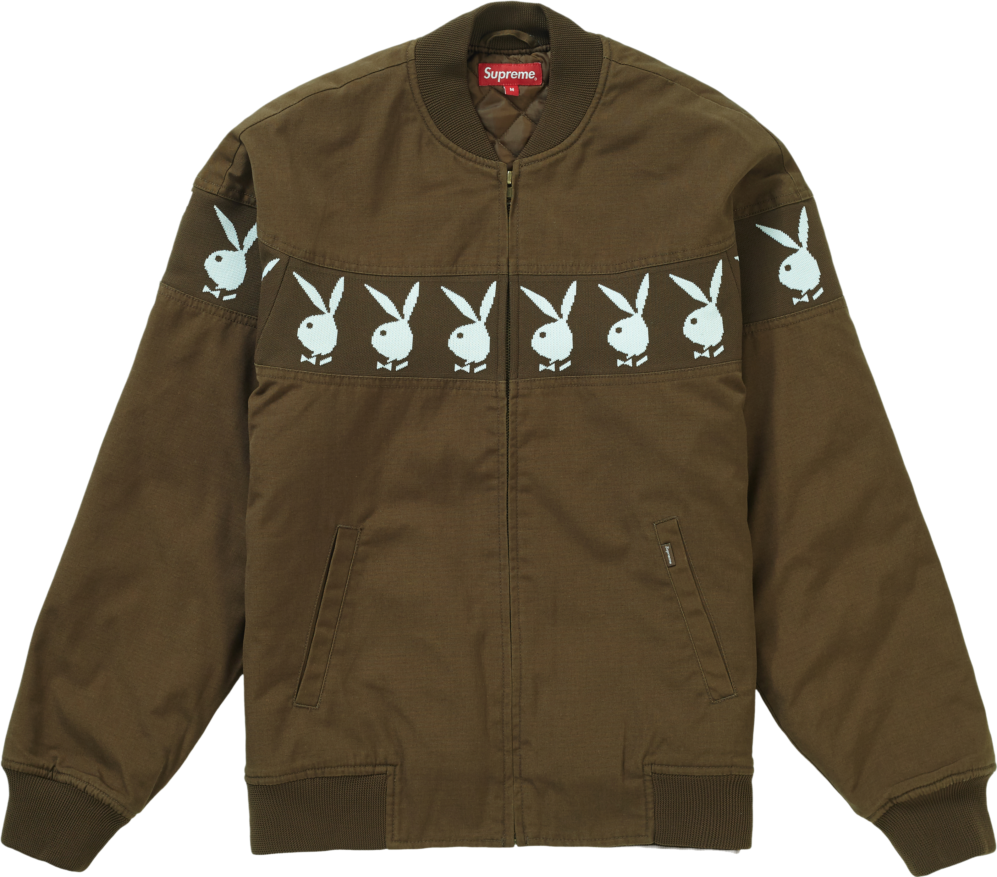 Supreme Playboy Crew Jacket - Brown | Editorialist