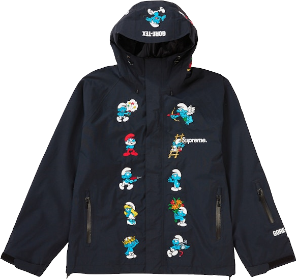 Supreme X Smurfs Gore-Tex Shell Jacket - Multicolor | Editorialist