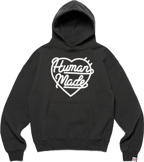 Human Made Heart Sweat Hoodie - Grey | Editorialist