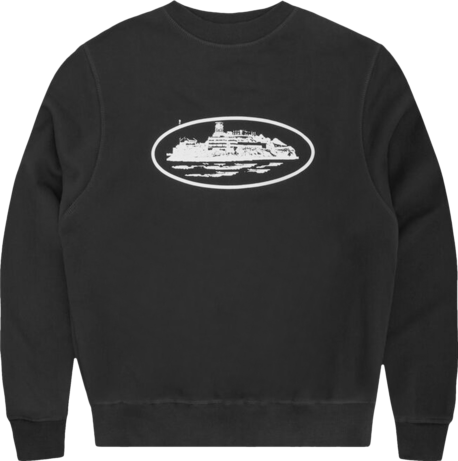 Corteiz Og Alcatraz Sweatshirt - Black | Editorialist