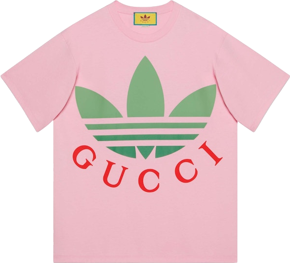 Gucci X Adidas T-Shirt - Pink | Editorialist