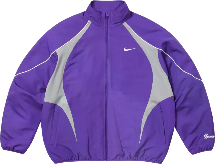 Supreme X Nike Track Jacket - Purple | Editorialist