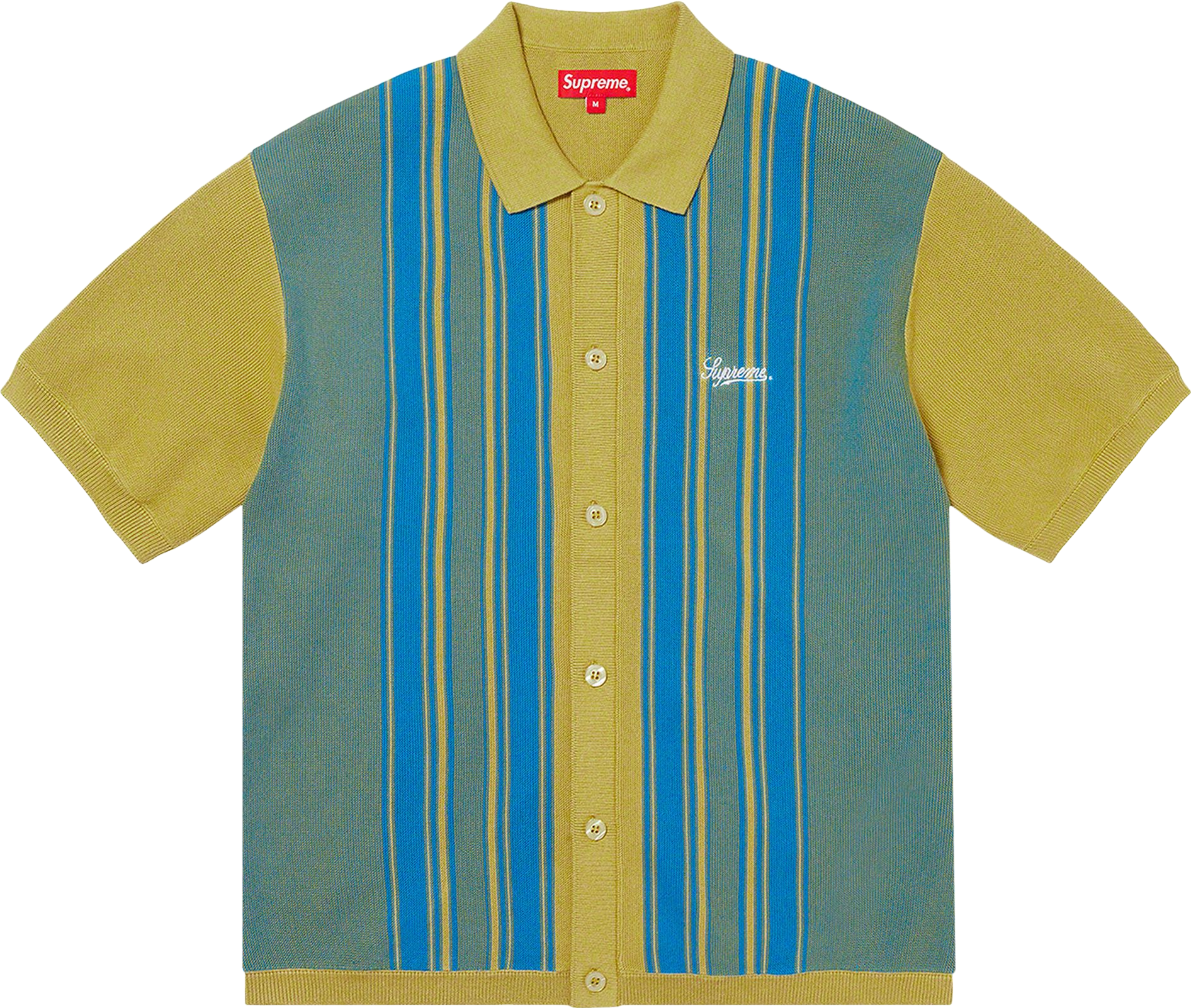 Supreme X Missoni Zip Long-Sleeve Polo 'Lime - Green | Editorialist