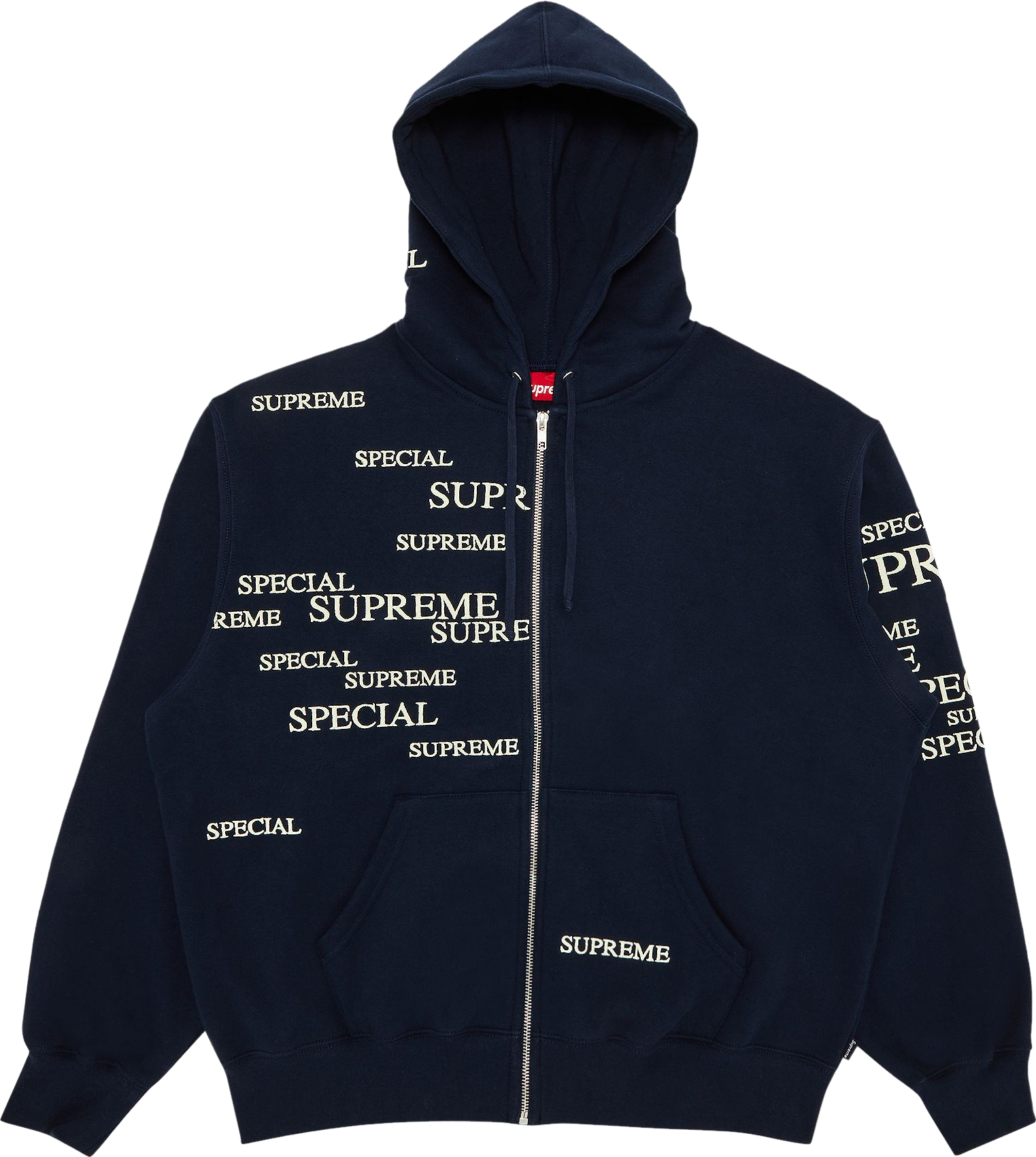 Supreme Special Zip Up Hooded Sweatshirt - Black | Editorialist
