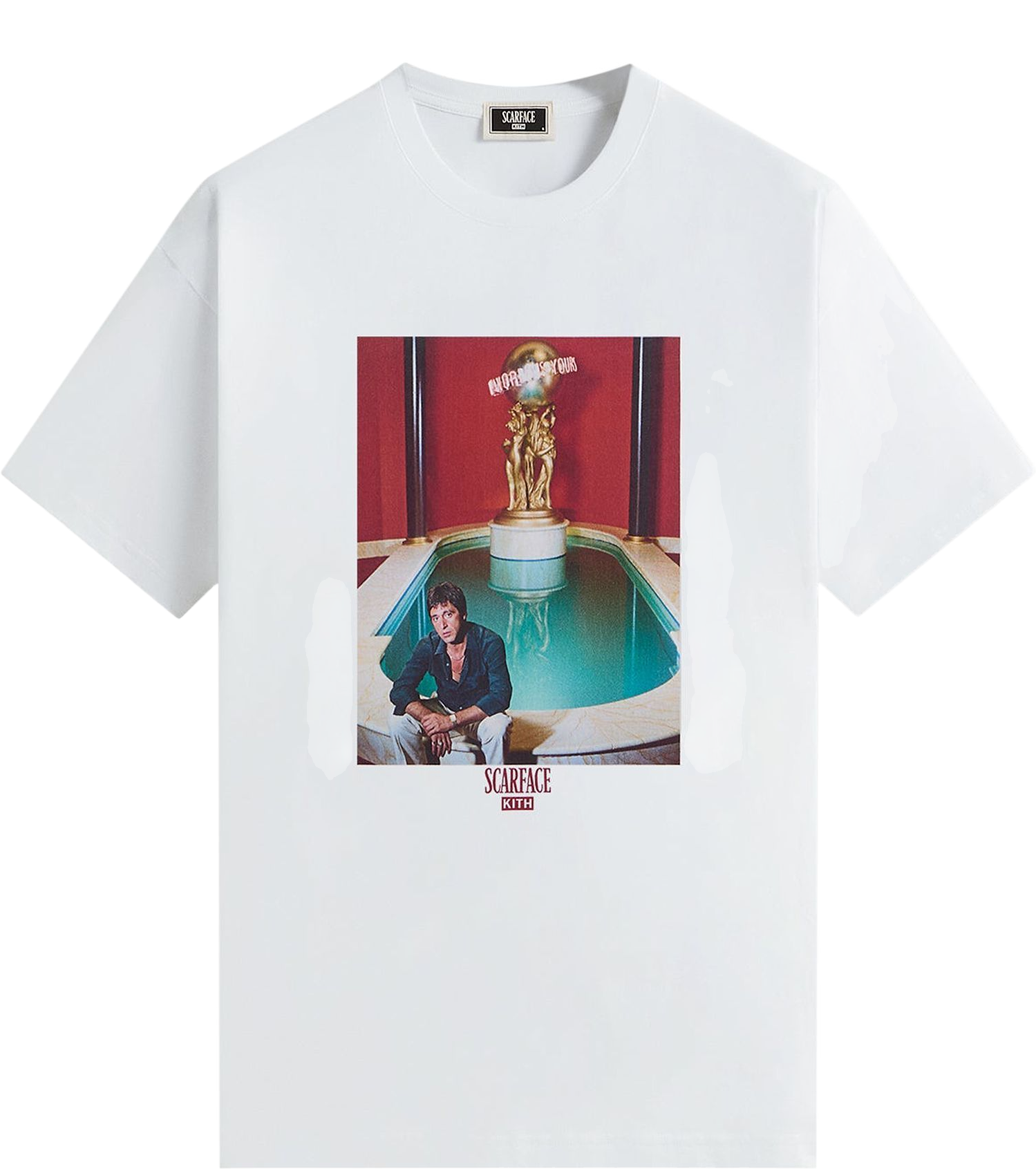 Kith For Scarface Tony Fountain Tee In White | Editorialist