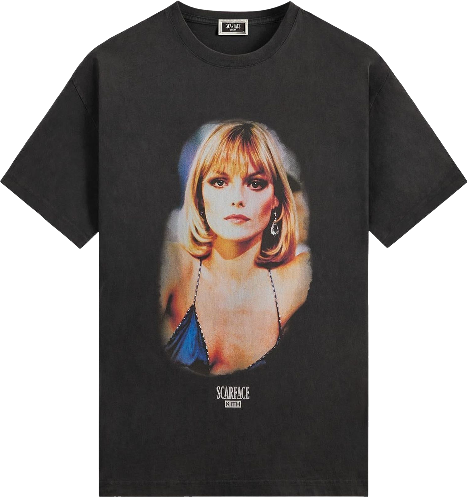 トップス Kith Scarface Tony Portrait Vintage Tee Kith For Scarface Vintage Tee - Black | Editorialist