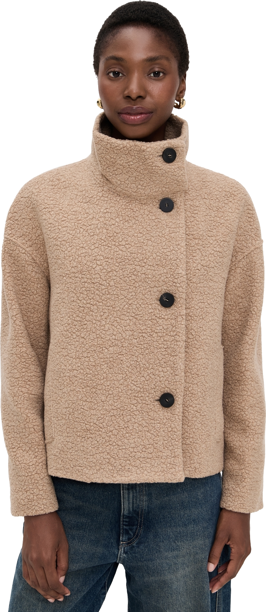 Alo Yoga Cropped Elevation Coverup Jacket - Ivory | Editorialist
