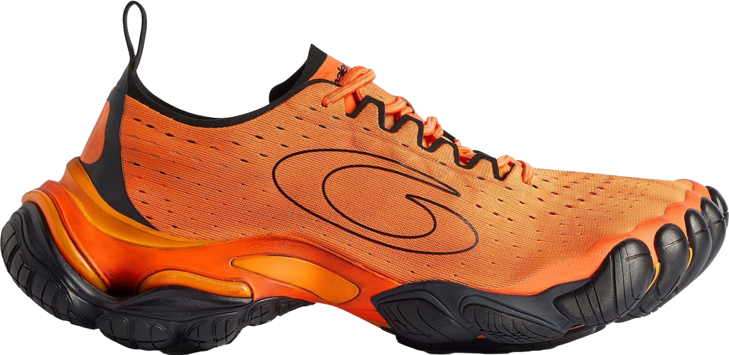 Balenciaga Anatomic Runner Sneakers - Orange | Editorialist
