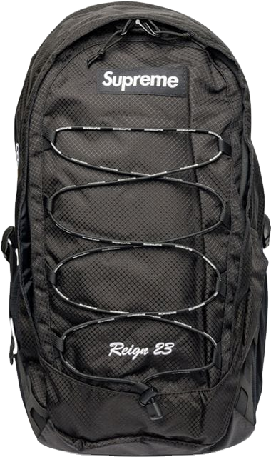Supreme Logo-patch Backpack - Black | Editorialist