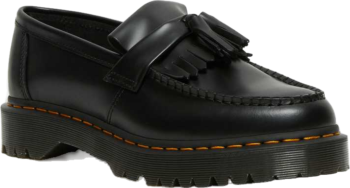 Dr. Martens Adrian Bex Leather Tassel Loafers - Black | Editorialist