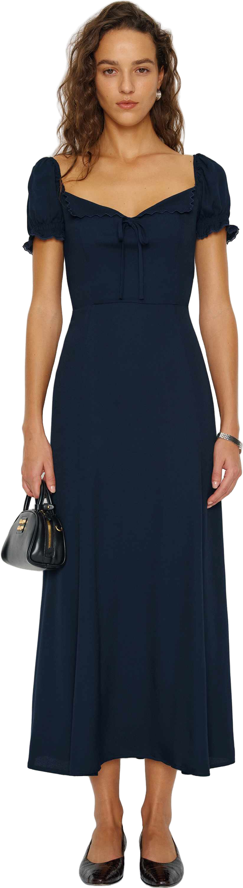knee length dresses for ladies Shyla Floral Midi Dress