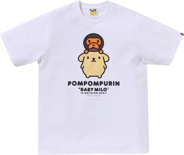 A Bathing Ape X Cinnamoroll Baby Milo Ginza Exclusive Tee Shirt
