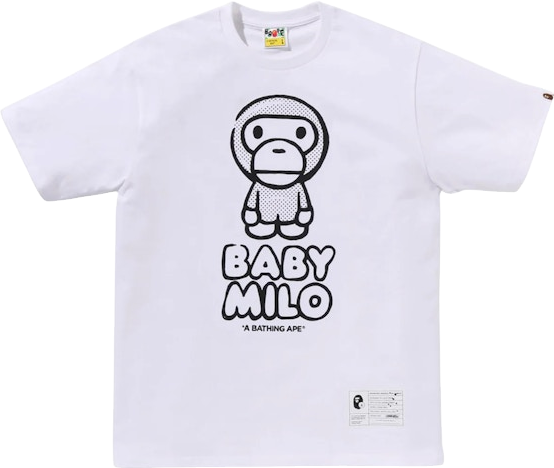 A Bathing Ape X Joshua Vides Baby Milo Tee Shirt - Black