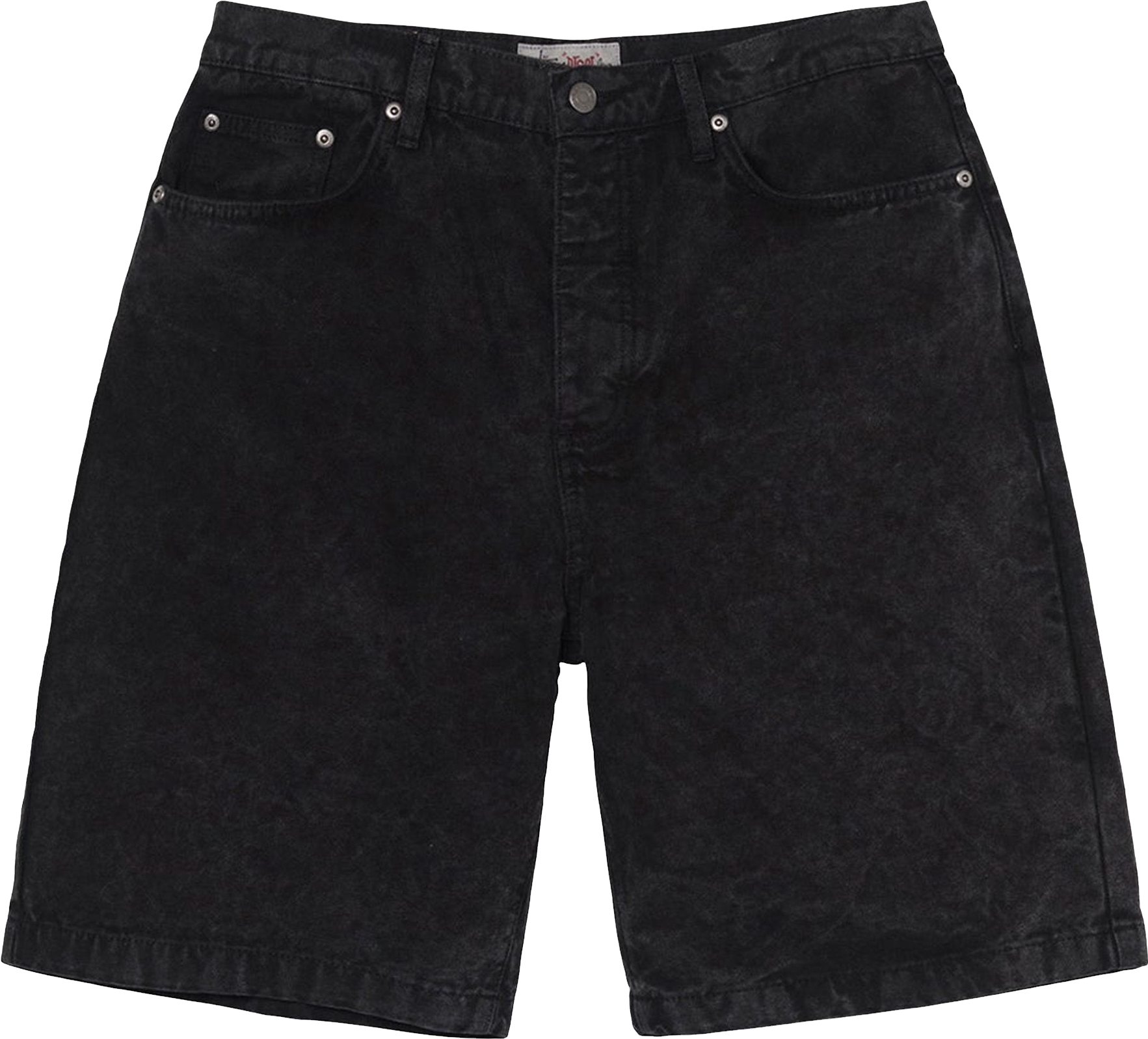 StüSsy Big Ol' Washed Canvas Short - Black | Editorialist