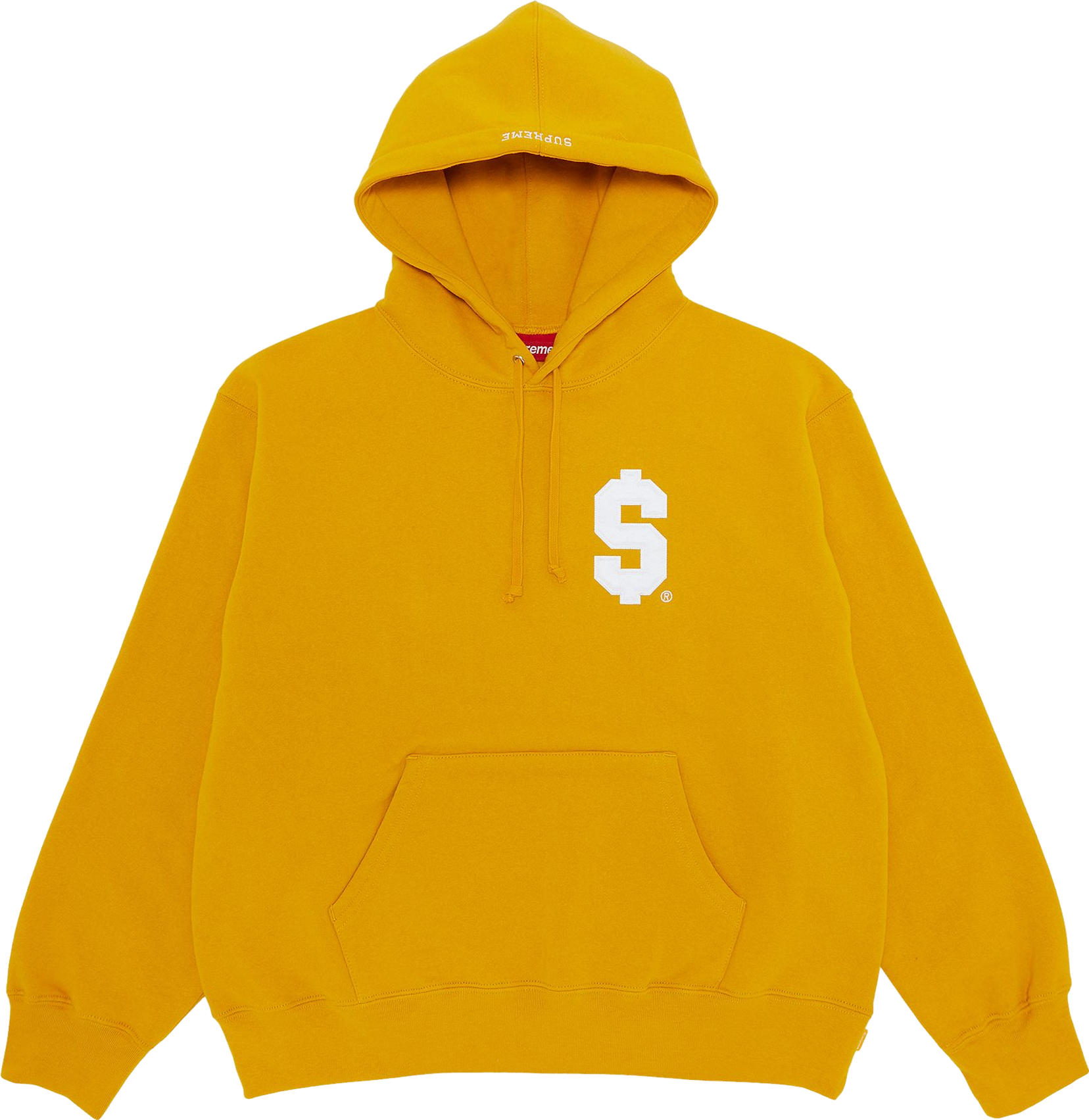 Supreme S Logo Hooded Sweatshirt - Orange | Editorialist