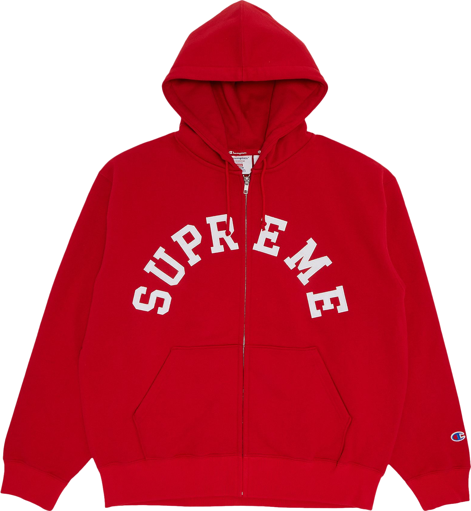 Supreme Champion Zip Up Hooded Sweatshirt - Purple | Editorialist