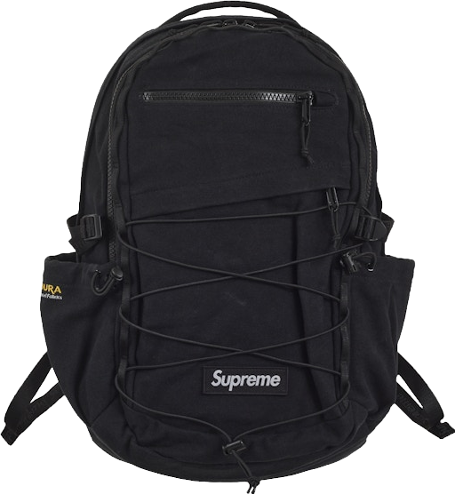 Supreme Logo Backpack - Black | Editorialist