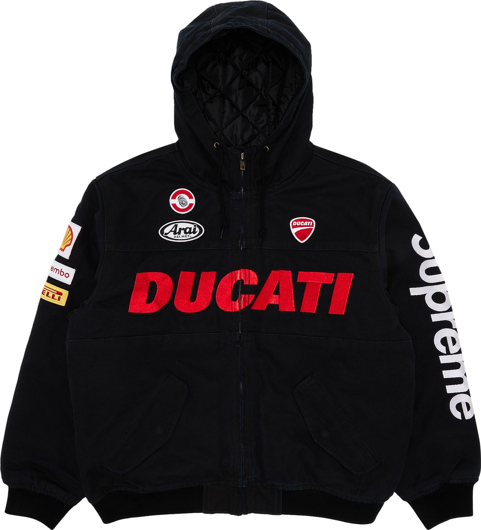 Supreme Ducati Track Jacket - Light Grey | Editorialist
