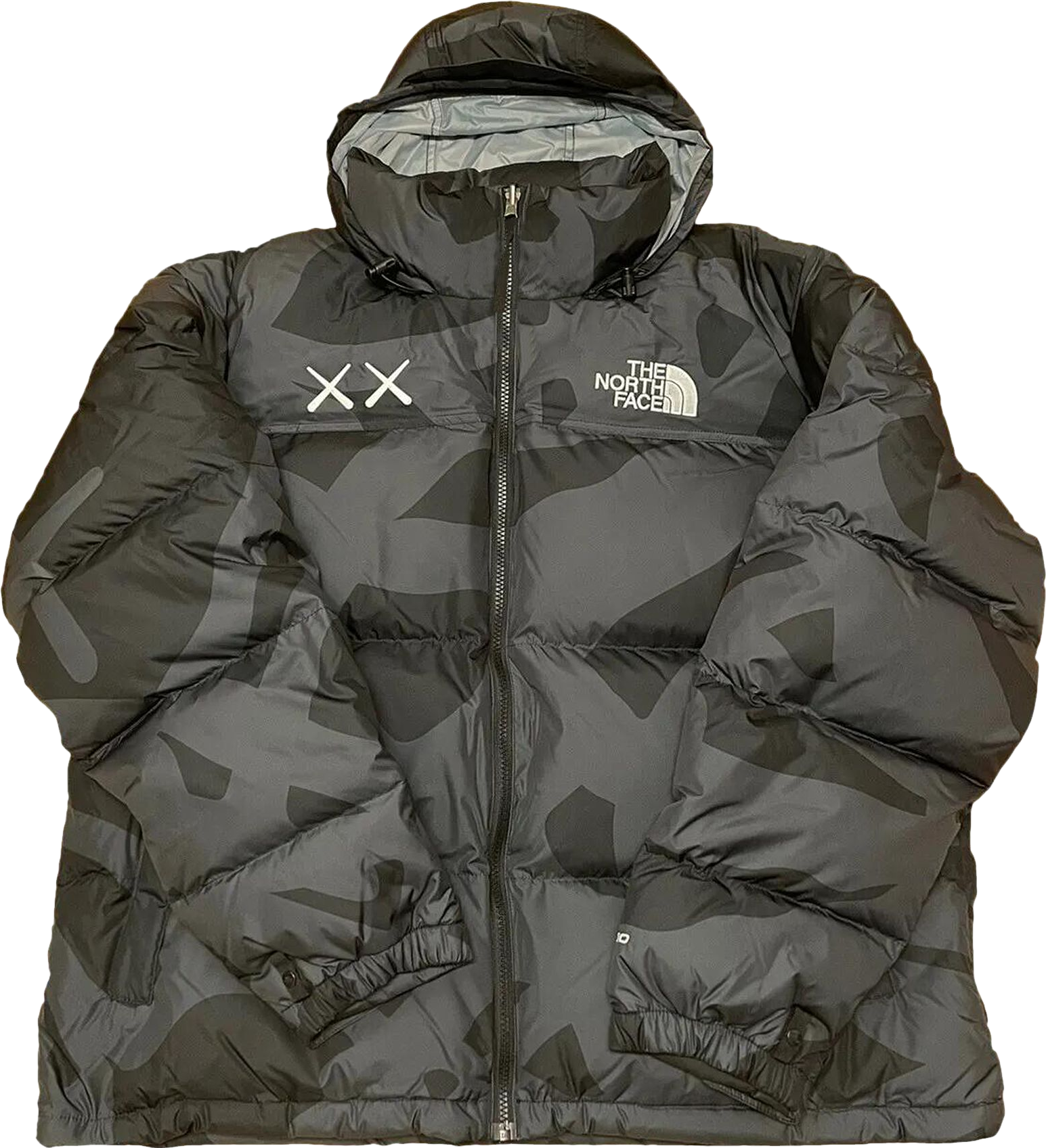 ジャケット・アウター The North Face Kaws Retro Nuptse Jacket The North Face X Kaws Retro 1996 Nuptse Jacket In Black | Editorialist