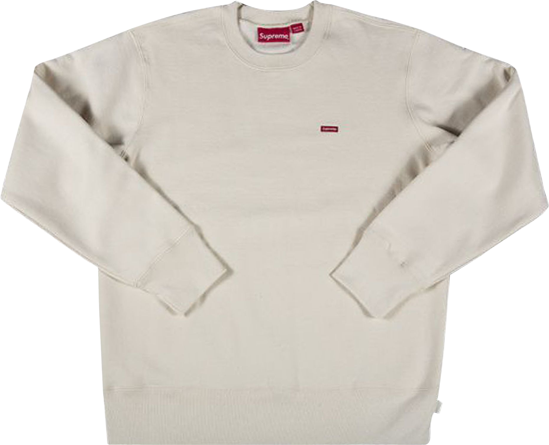 Supreme Small Box Crewneck - Tan | Editorialist