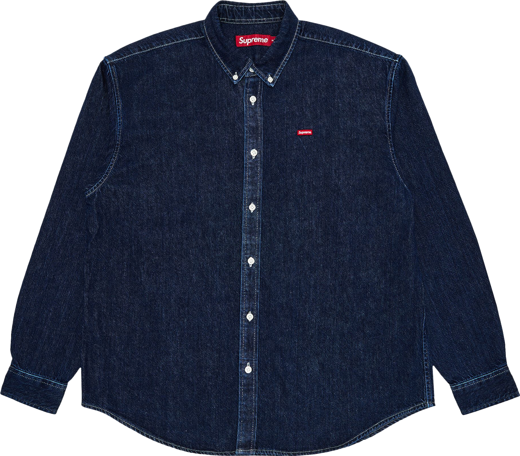 Supreme Small Box Shirt 'Rinsed Denim - Blue | Editorialist
