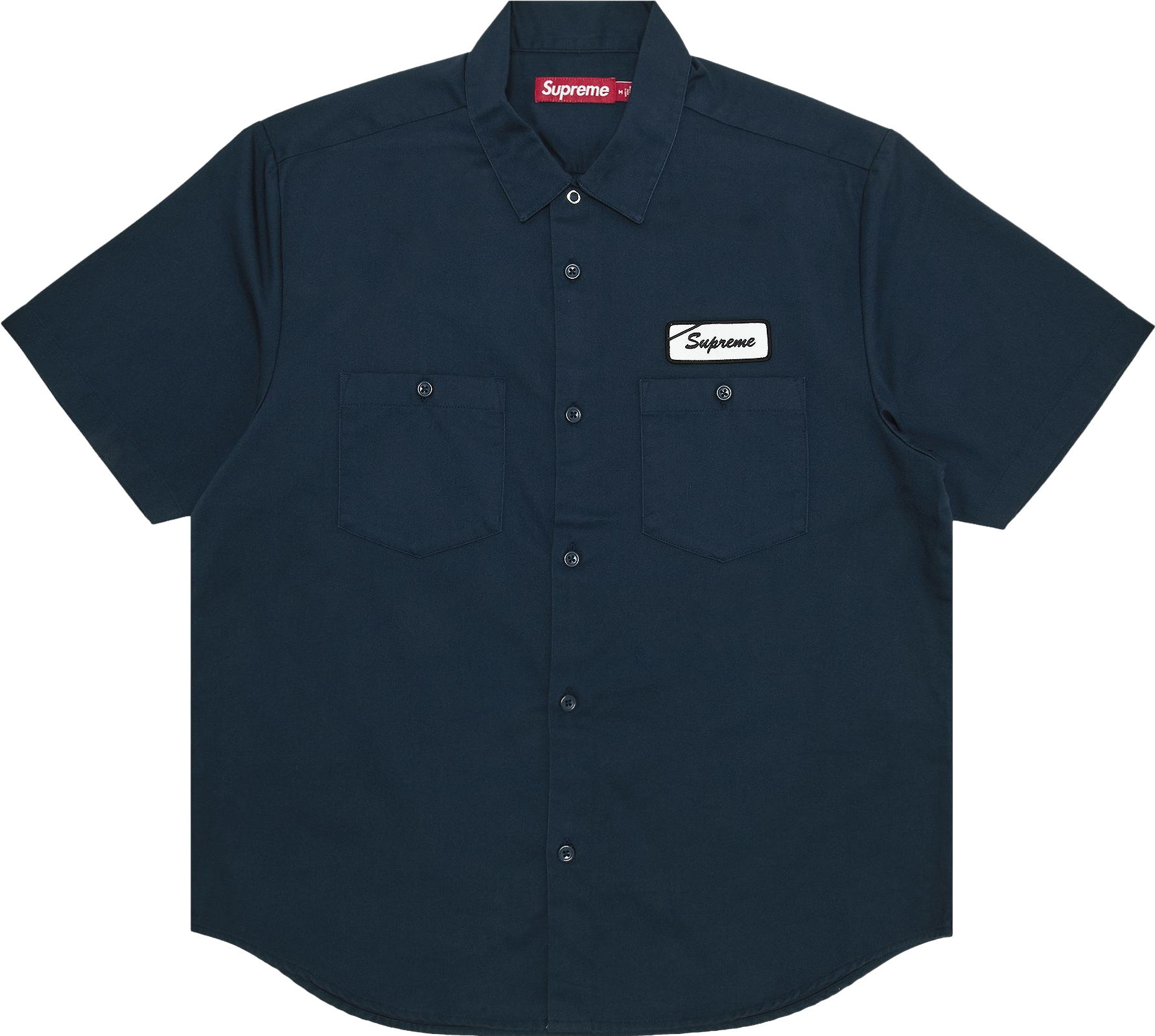 Supreme Short-Sleeve Work Shirt - Black | Editorialist
