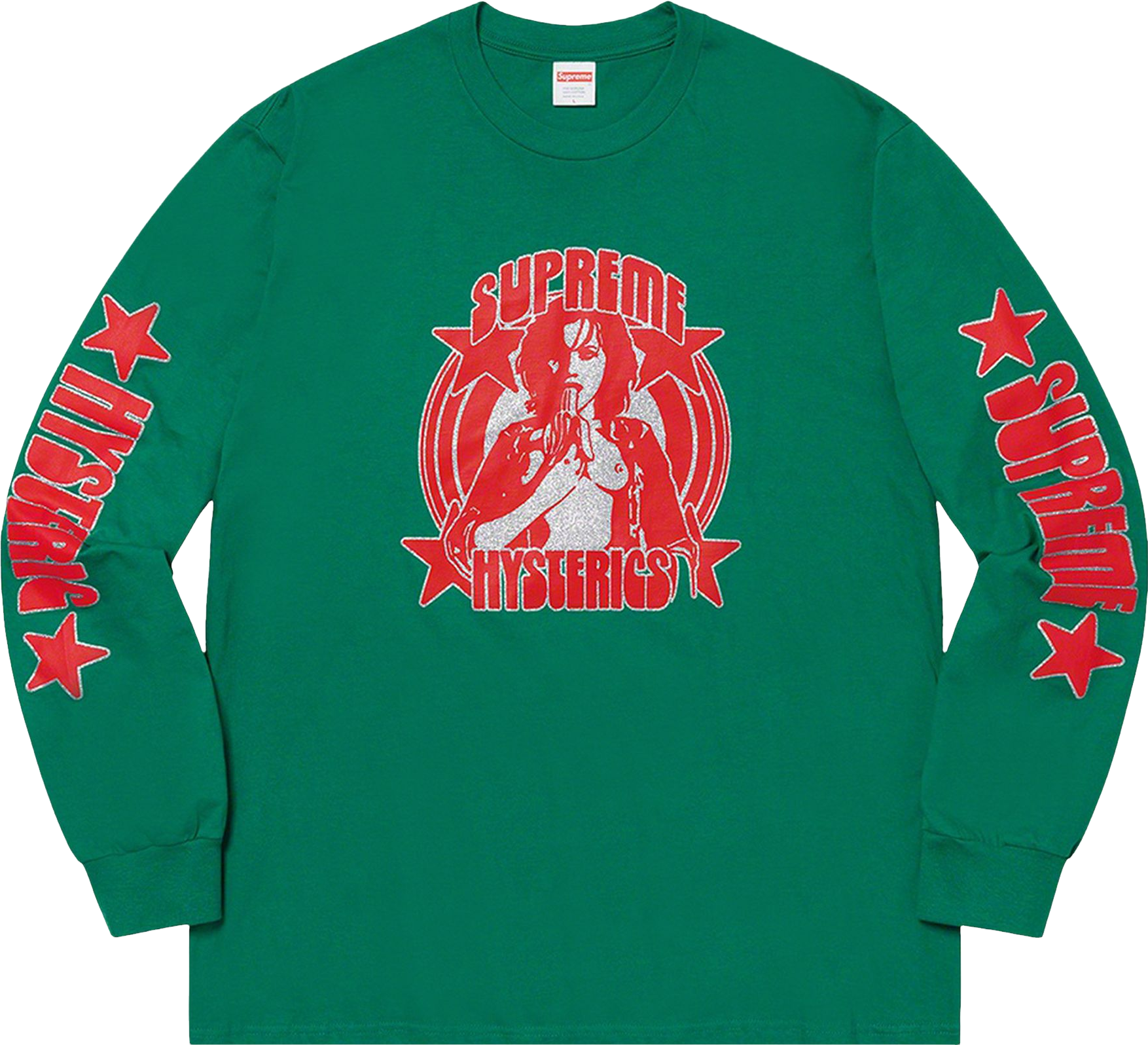 Supreme X Hysteric Glamour Long-Sleeve Tee - Green | Editorialist