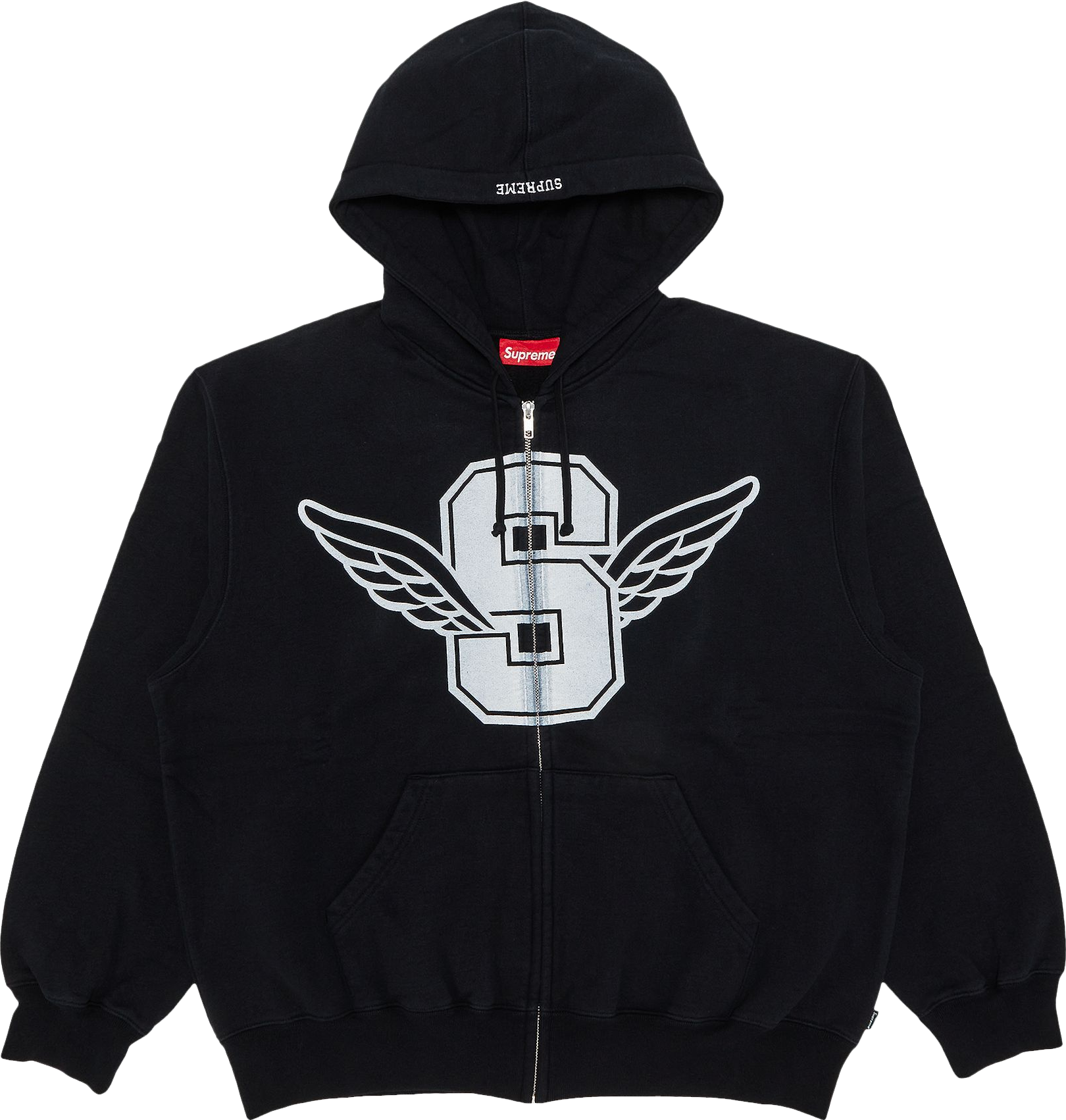Supreme Demon Zip Up Hooded Sweatshirt - Orange | Editorialist