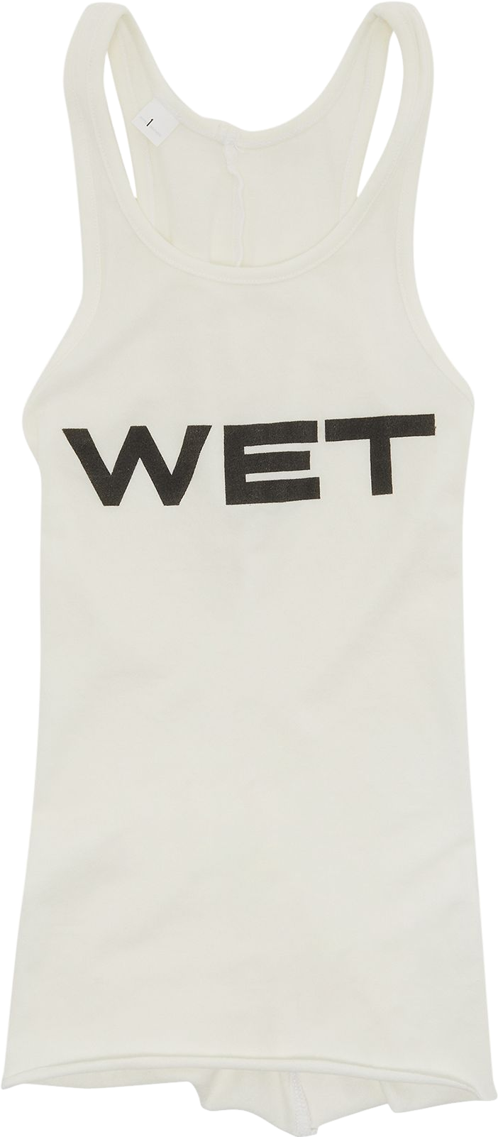 Yeezy Mowalola Wet Tank Top - White | Editorialist