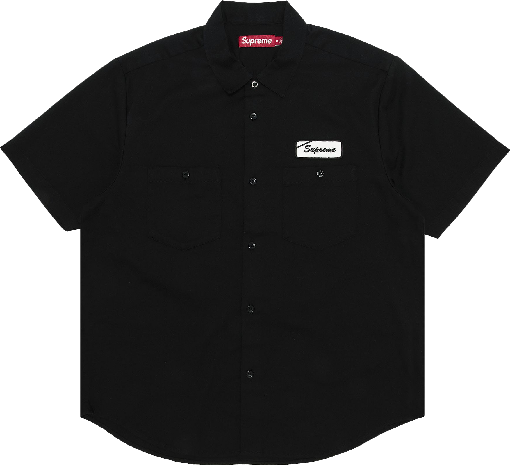 Supreme Short-Sleeve Work Shirt - White | Editorialist