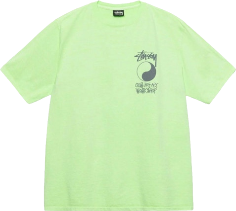 StüSsy X Our Legacy Frame Pigment Dyed Tee 'Paradise - Green