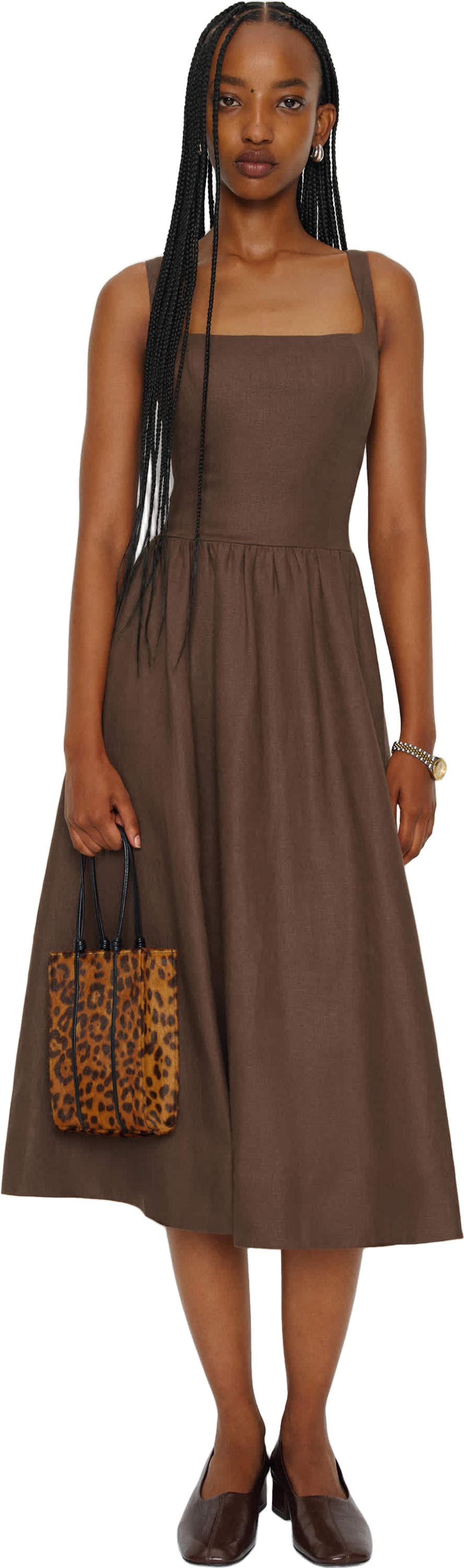 women's empire line dresses Open-Back Long Prom Dress with Empire Waist Forest Green / XSmall