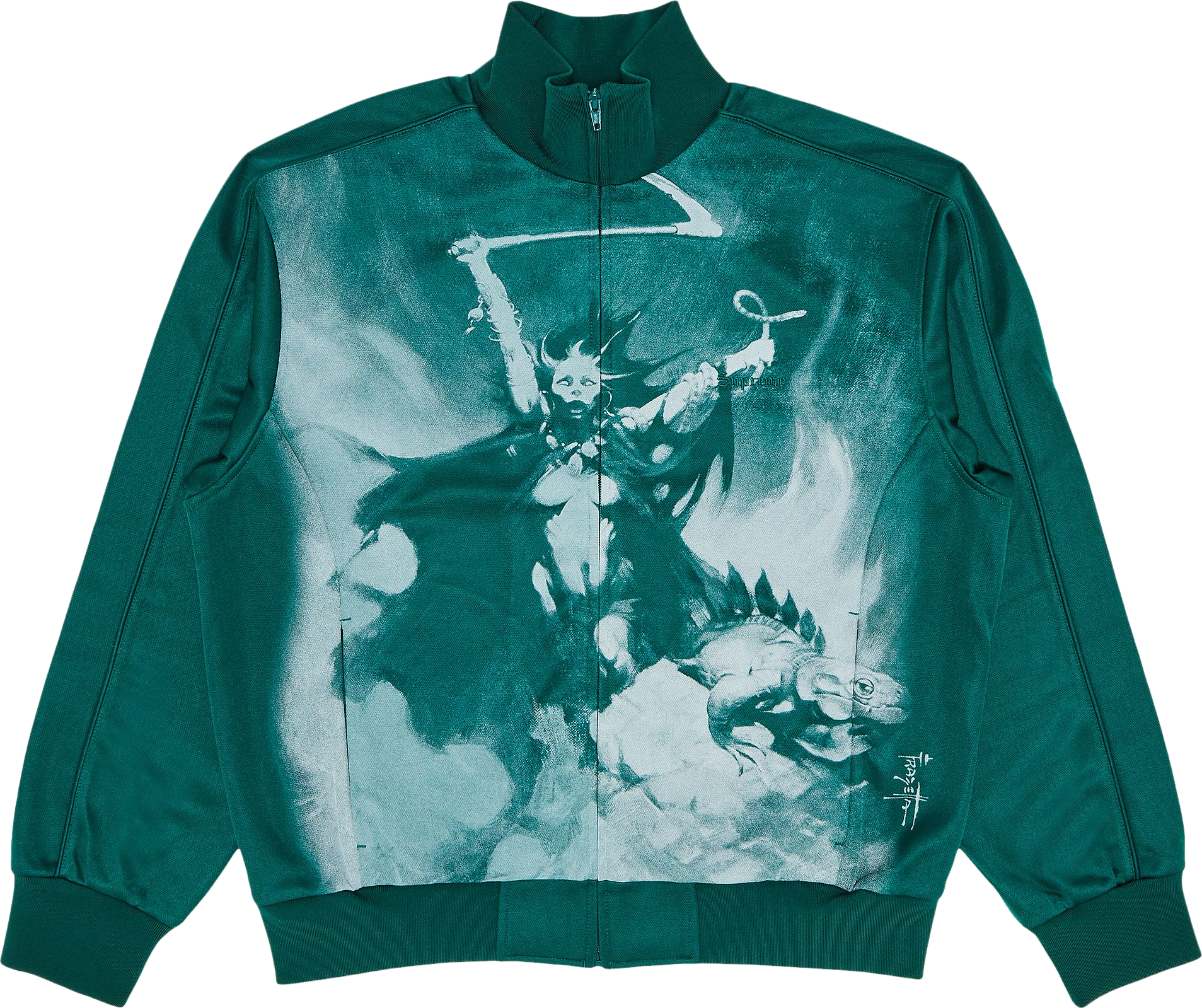 Supreme X Frank Frazetta Track Jacket - Green | Editorialist