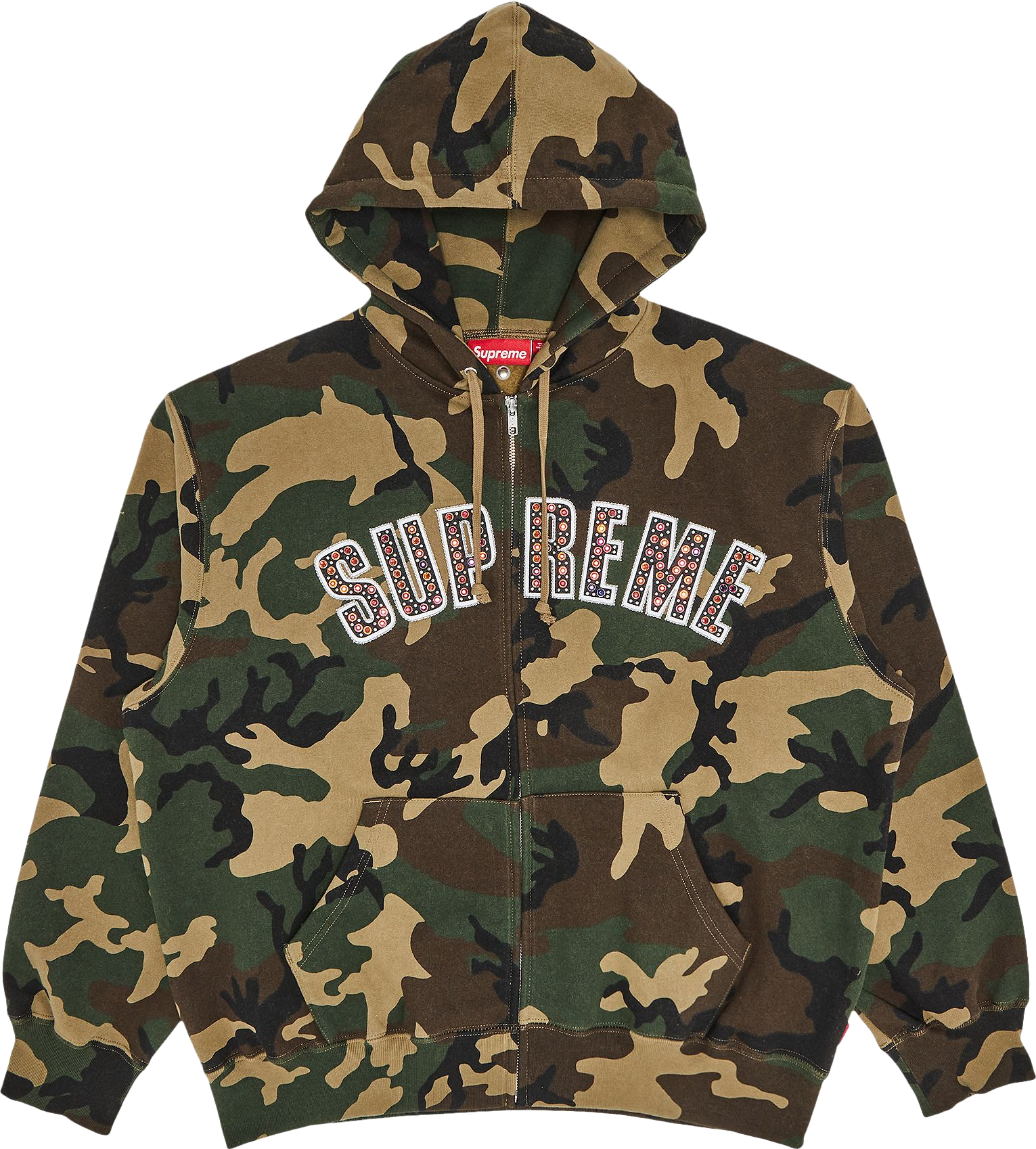 supreme b.b. simon zip up sweatshirt カモ柄 Buy Supreme x B.B. Simon Zip Up Hooded Sweatshirt 'Woodland Camo