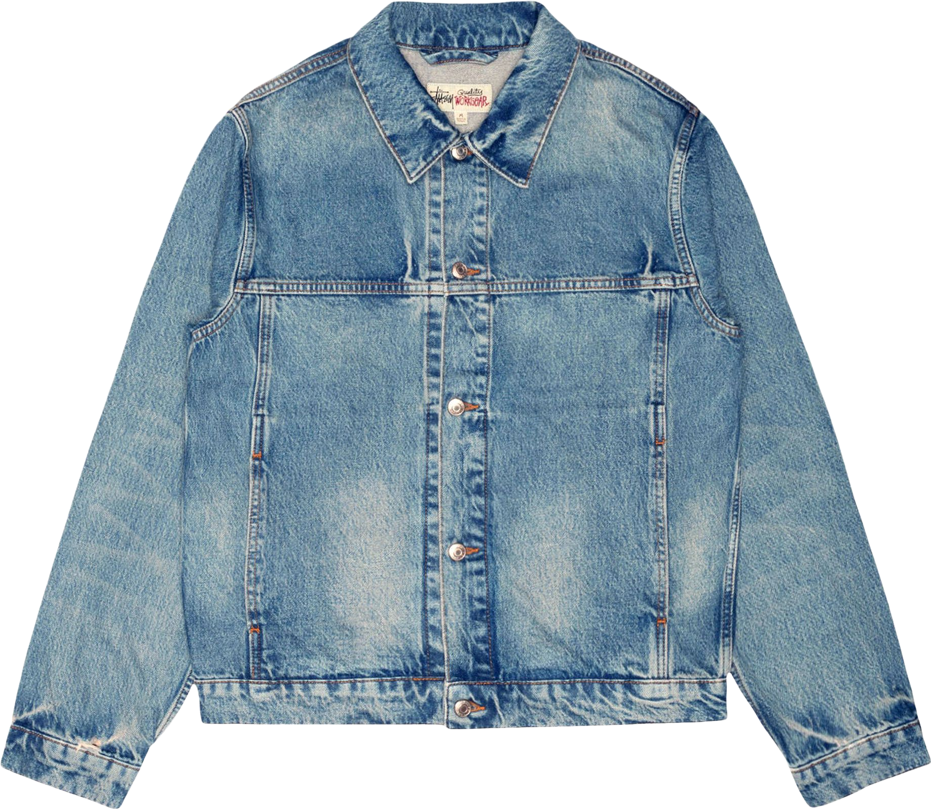 StüSsy Denim Trucker Jacket - Leopard | Editorialist