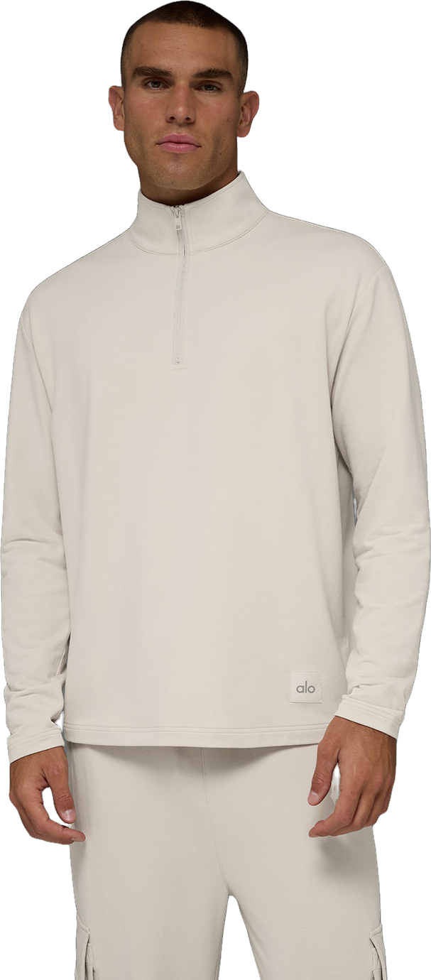 Alo Yoga Conquer 1/4 Zip Reform Long Sleeve Sweatshirt - Navy