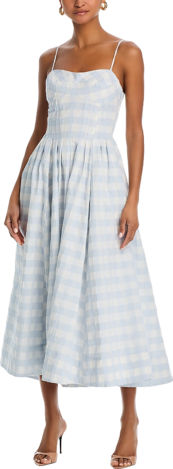 kittiya sleeveless a-line midi-dress in buttercream by simkhai Buy Poplin Midi Dress - Periwinkle At 76% Off Casual dresses Color/Pattern