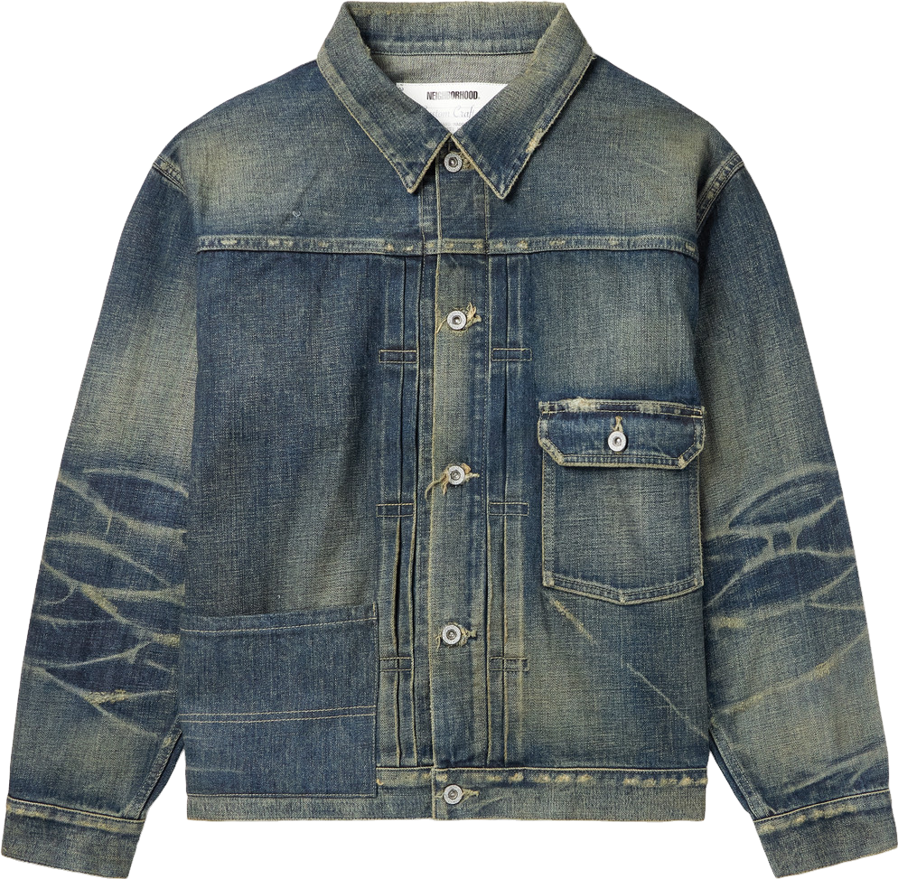Neighborhood Savage Type-1 Denim Jacket - Blue | Editorialist