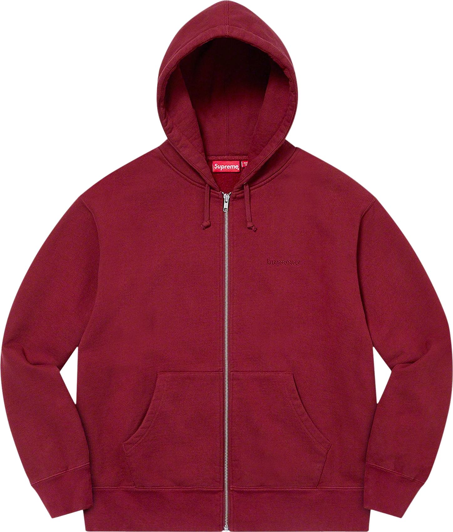 Supreme Lakshmi Zip Up Hooded Sweatshirt - Red | Editorialist