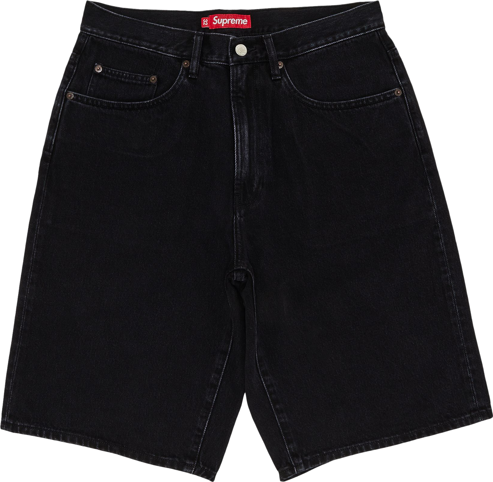 Supreme Baggy Leather Short - Black | Editorialist
