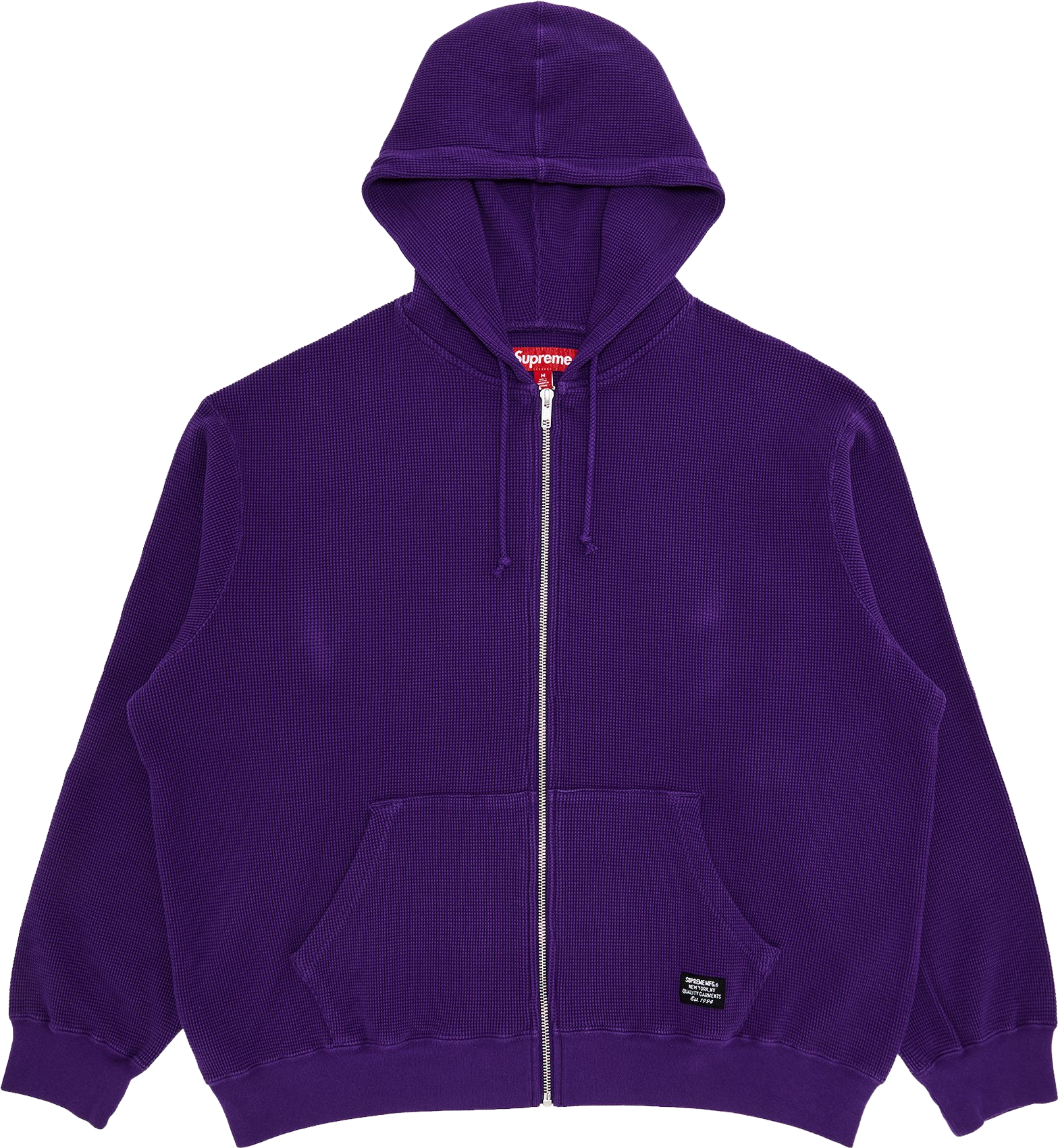 Supreme Hooded Zip Up Thermal - Purple | Editorialist