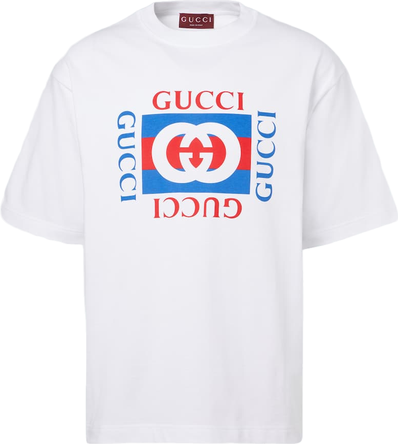 Gucci Interlocking G-Print T-Shirt - White | Editorialist